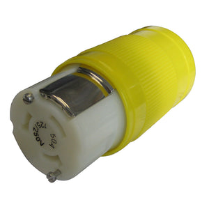 Marinco 50A 125/250V Locking Connector [6364CRN] - BuoyMart.com  Shore Power Marinco