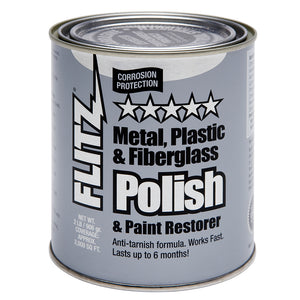 Flitz Polish - Paste - 2.0 lb. Quart Can [CA 03518-6] - BuoyMart.com  Cleaning Flitz