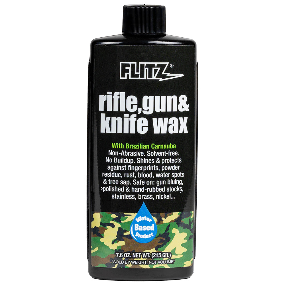 Flitz Rifle, Gun & Knife Wax - 7.6 oz. Bottle [GW 02785] - BuoyMart.com  Cleaning Flitz