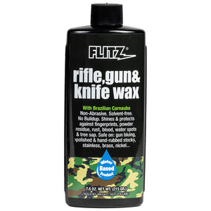 Flitz Rifle, Gun & Knife Wax - 7.6 oz. Bottle [GW 02785] - BuoyMart.com  Cleaning Flitz