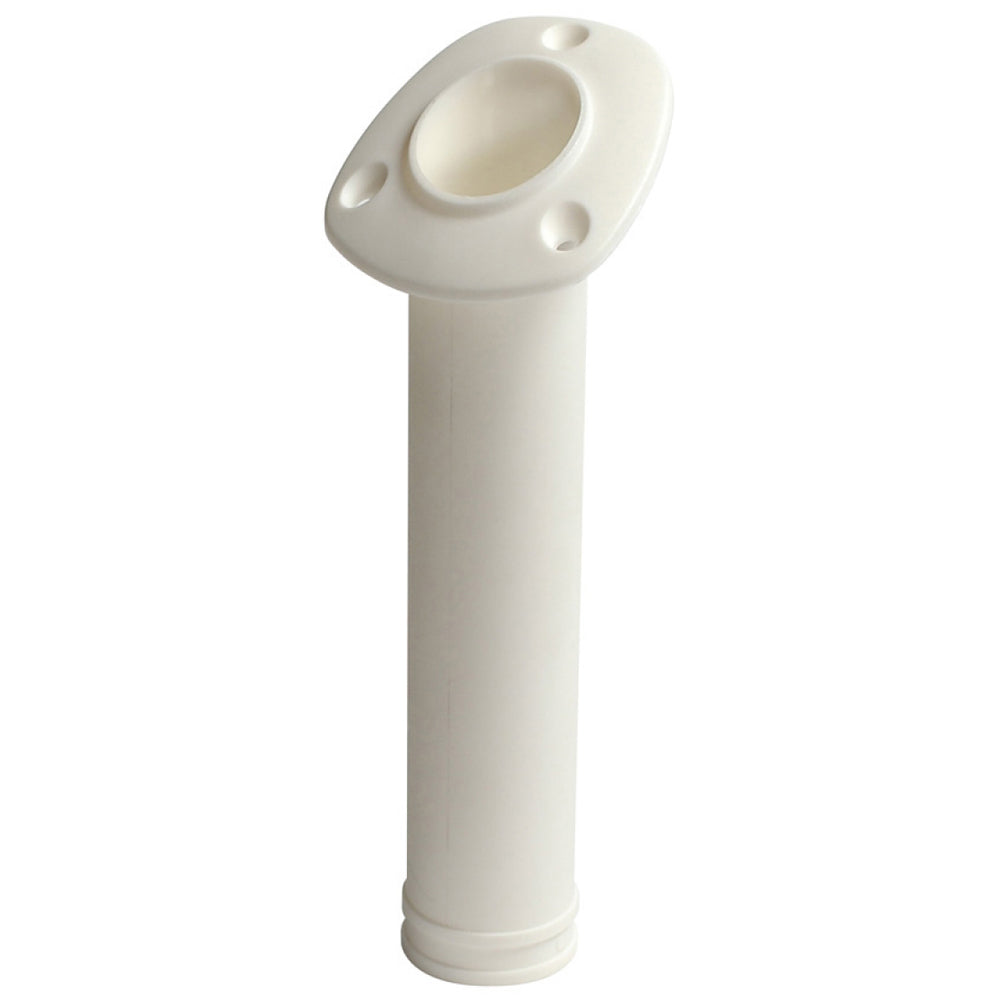 C.E. Smith Flush Mount 30 Degree Nylon Rod Holder - White [55120A] - BuoyMart.com  Rod Holders C.E. Smith