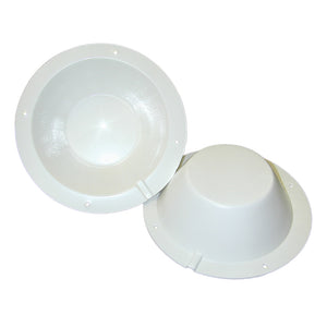 Poly-Planar 8-1/2" Speaker Back Cover - White [SBC-2] - BuoyMart.com  Display Mounts Poly-Planar