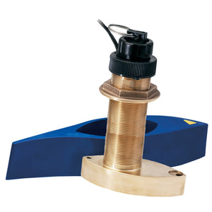 Garmin B744VL Long Stem Bronze Thru-Hull Depth/Temp/Speed w/FB - 8 Pin [010-10193-22] - BuoyMart.com  Transducers Garmin