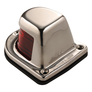 Attwood 1-Mile Deck Mount, Red Sidelight - 12V - Stainless Steel Housing [66319R7] - BuoyMart.com  Navigation Lights Attwood Marine