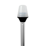 Attwood Frosted Globe All-Around Pole Light w/2-Pin Locking Collar Pole - 12V - 36" [5110-36-7] - BuoyMart.com  Navigation Lights Attwood Marine