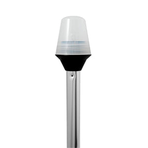 Attwood Frosted Globe All-Around Pole Light w/2-Pin Locking Collar Pole - 12V - 36" [5110-36-7] - BuoyMart.com  Navigation Lights Attwood Marine