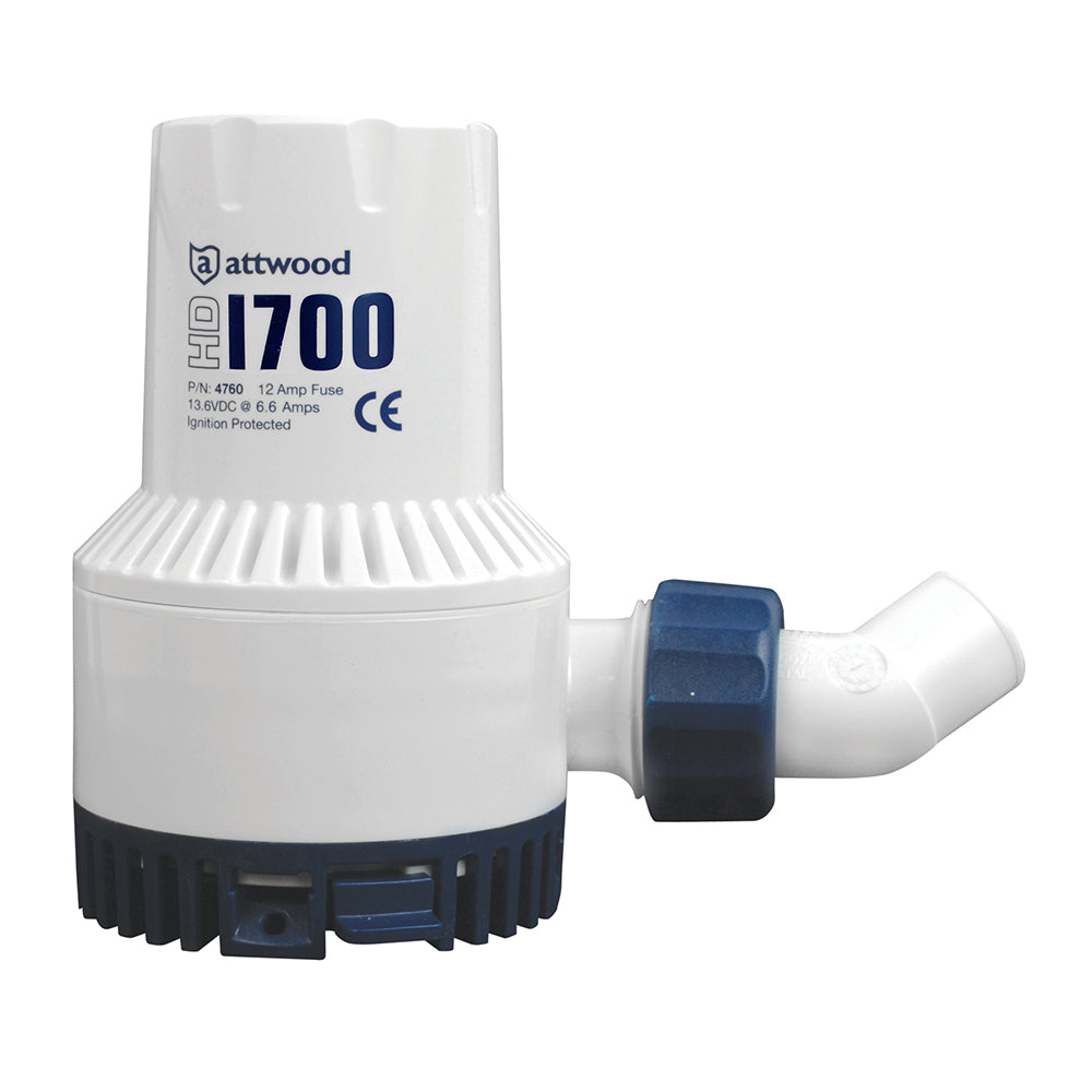 Attwood Heavy-Duty Bilge Pump 1700 Series - 12V - 1700 GPH [4730-4] - BuoyMart.com  Bilge Pumps Attwood Marine