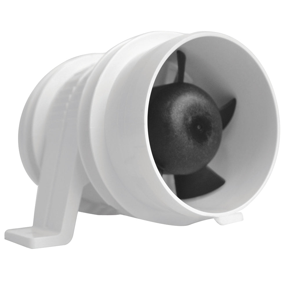 Attwood Turbo 3000 Series Water-Resitant, In-Line Blower - 12V - White [1733-4] - BuoyMart.com  Blowers & Heaters Attwood Marine
