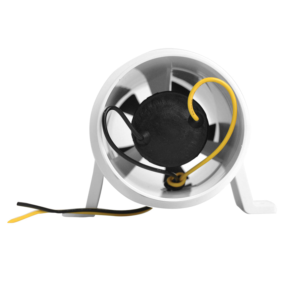 Attwood Turbo 3000 Series Water-Resitant, In-Line Blower - 12V - White [1733-4] - BuoyMart.com  Blowers & Heaters Attwood Marine