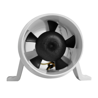 Attwood Turbo 3000 Series Water-Resitant, In-Line Blower - 12V - White [1733-4] - BuoyMart.com  Blowers & Heaters Attwood Marine