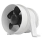 Attwood Turbo 4000 Series II Water-Resistant, In-Line Blower - 12V - White [1749-4] - BuoyMart.com  Blowers & Heaters Attwood Marine