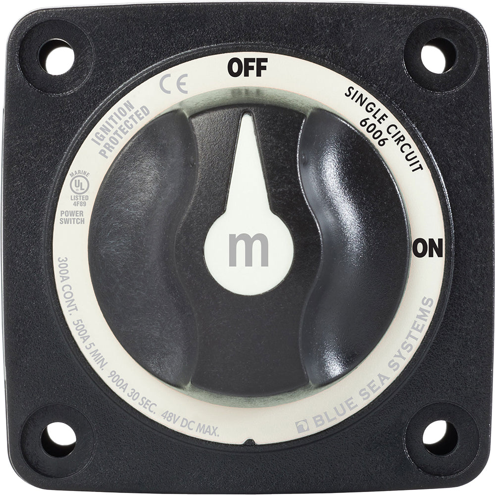 Blue Sea 6007200 Battery Switch Mini - 4 Position - Black [6007200] - BuoyMart.com  Battery Management Blue Sea Systems