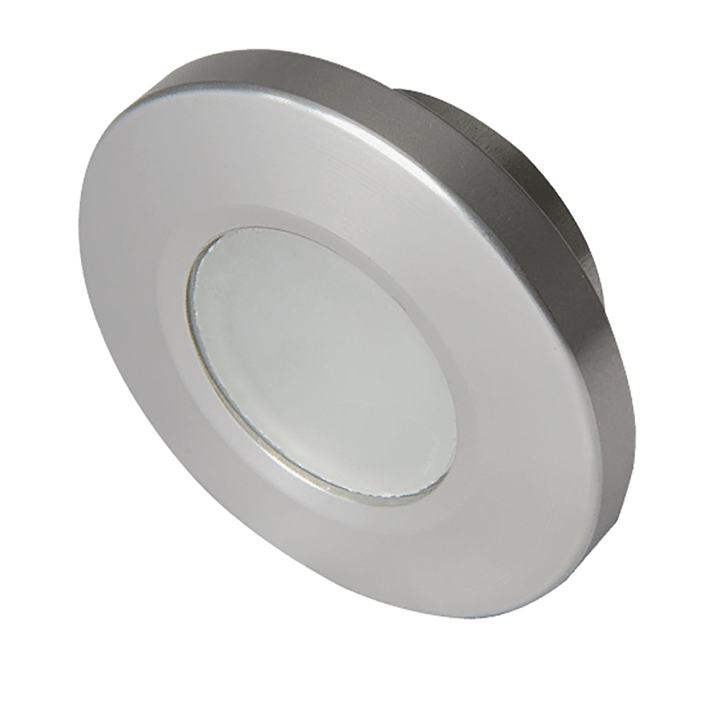 Lumitec Orbit - Flush Mount Down Light - Brushed Finish - White Non-Dimming [112503] - BuoyMart.com  Dome/Down Lights Lumitec