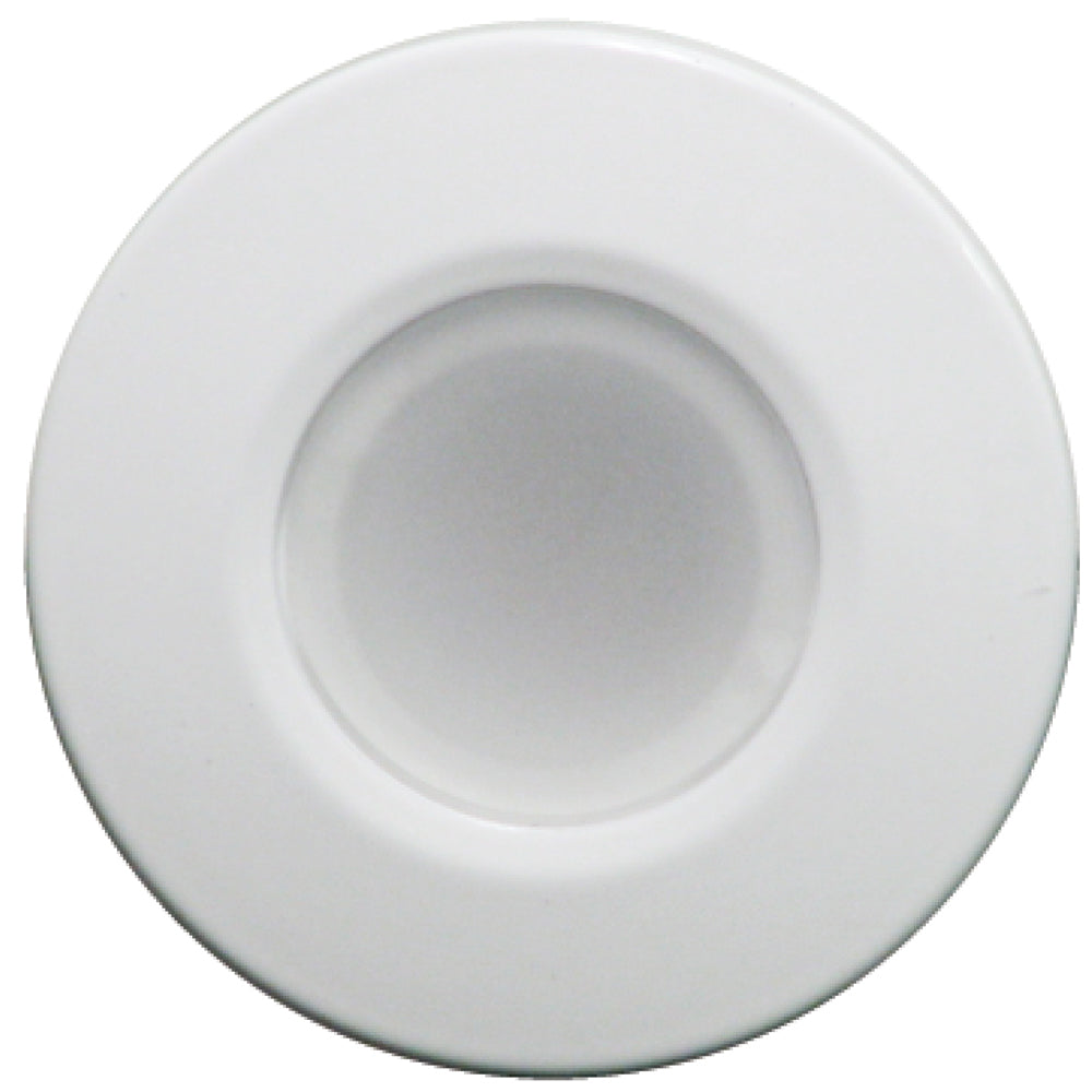 Lumitec Orbit - Flush Mount Down Light - White Finish - 2-Color Blue/White Dimming [112521] - BuoyMart.com  Dome/Down Lights Lumitec