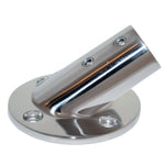 Whitecap " O.D. 30 Degree Round Base SS Rail Fitting [6077C] - BuoyMart.com  Rail Fittings Whitecap