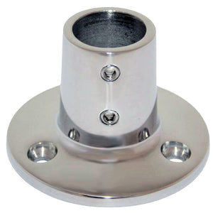 Whitecap " O.D. 90 Degree Round Base SS Rail Fitting [6039C] - BuoyMart.com  Rail Fittings Whitecap