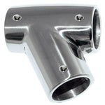 Whitecap " O.D. 60 Degree SS Tee - Right [6045C] - BuoyMart.com  Rail Fittings Whitecap