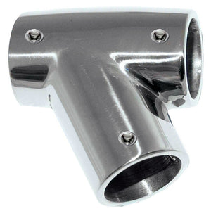 Whitecap " O.D. 60 Degree SS Tee - Right [6045C] - BuoyMart.com  Rail Fittings Whitecap