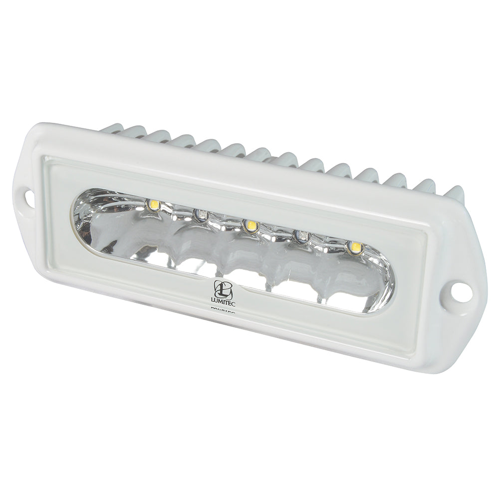 Lumitec Capri2 - Flush Mount LED Flood Light - 2-Color White/Red Dimming [101100] - BuoyMart.com  Flood/Spreader Lights Lumitec
