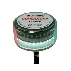 Clipper Supernova Combi LED Tricolor Masthead Anchor Light [CL-CTC] - BuoyMart.com  Navigation Lights Clipper