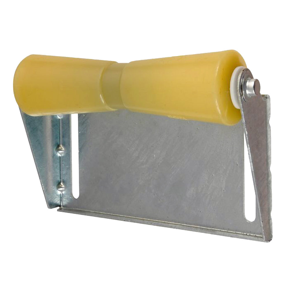 C.E. Smith Panel Bracket Assembly 12" Keel Roller - Yellow TPR [10455G] - BuoyMart.com  Rollers & Brackets C.E. Smith