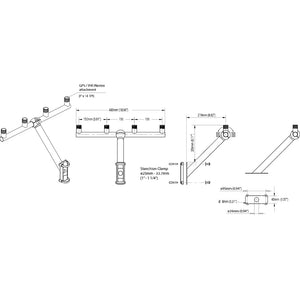 Scanstrut TB-01 T-Bar Mount f/GPS/VHF Antenna [TB-01] - BuoyMart.com  Antenna Mounts & Accessories Scanstrut
