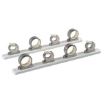 TACO 4-Rod Hanger w/Poly Rack - Polished Stainless Steel [F16-2752-1] - BuoyMart.com  Rod & Reel Storage TACO Marine