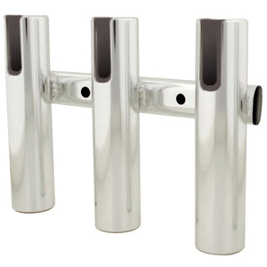 TACO 3-Rod Holder Rack - Brushed Aluminum [F31-3003BSA-1] - BuoyMart.com  Rod Holders TACO Marine