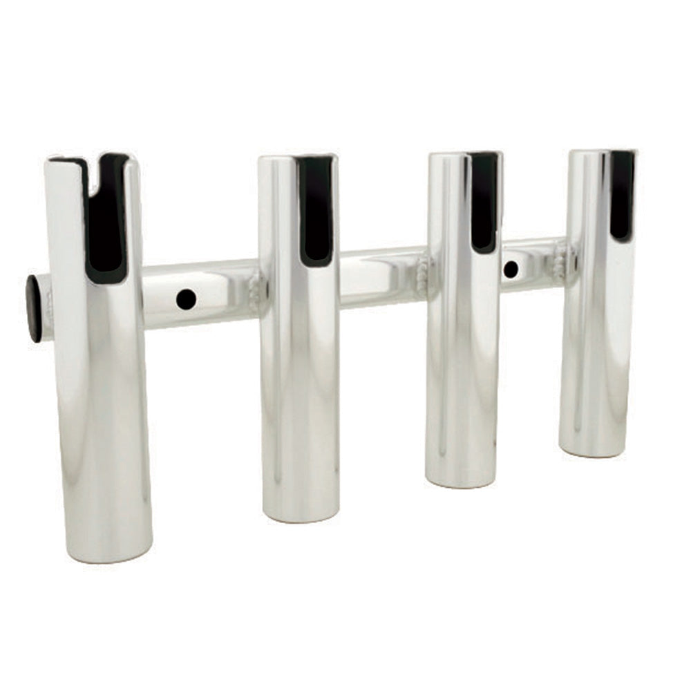 TACO 4-Rod Holder Rack - Brushed Aluminum [F31-3004BSA-1] - BuoyMart.com  Rod Holders TACO Marine