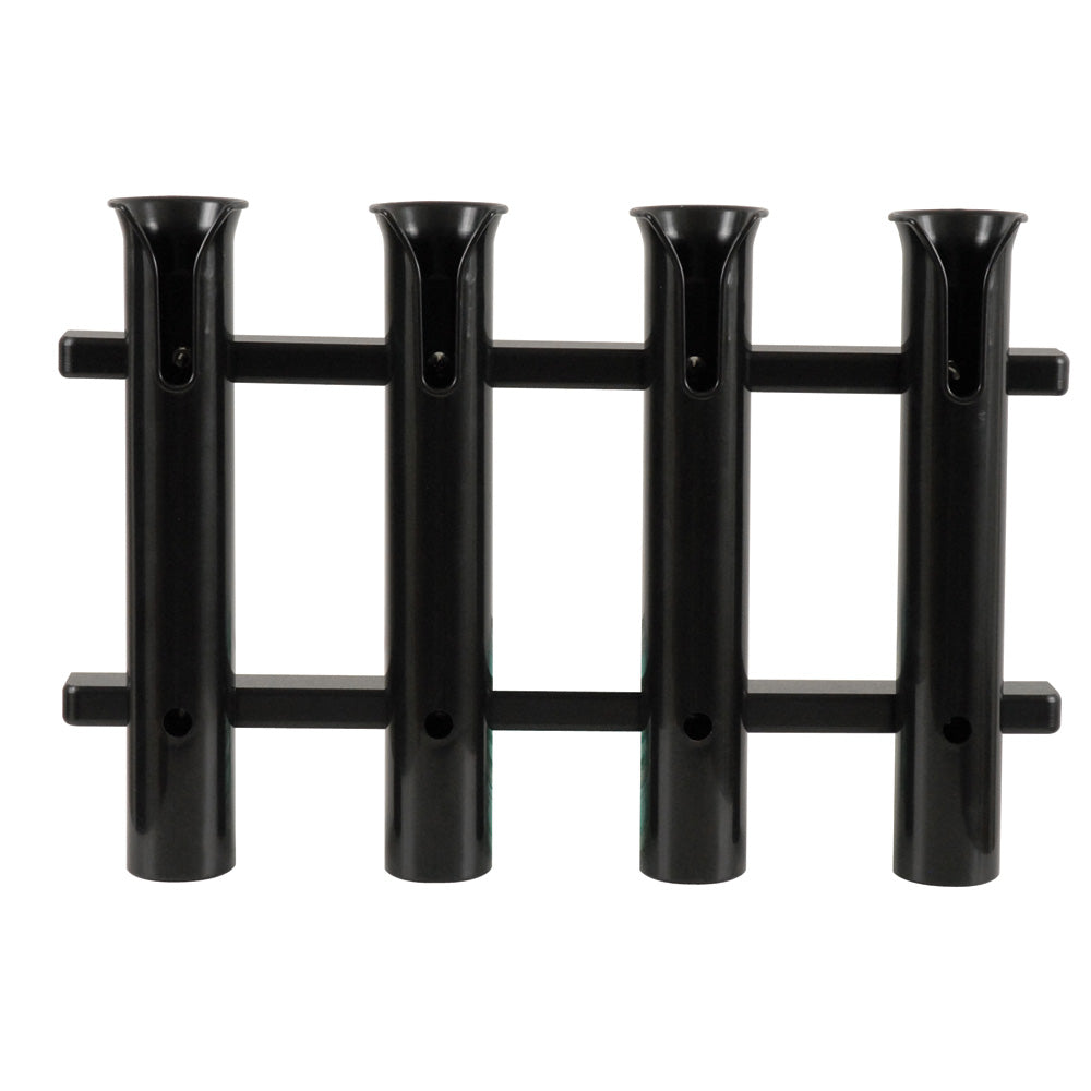 TACO 4-Rod Poly Rod Rack - Black [P03-064B] - BuoyMart.com  Rod Holders TACO Marine