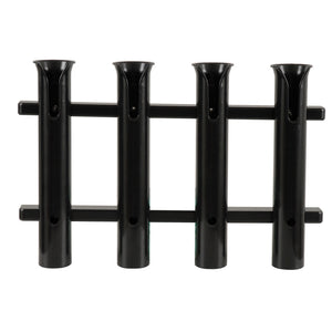 TACO 4-Rod Poly Rod Rack - Black [P03-064B] - BuoyMart.com  Rod Holders TACO Marine