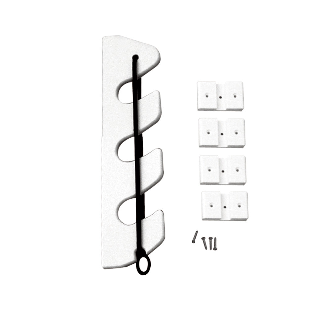 TACO 3-Rod Poly Bungee Rod Holder Rack - White [P03-133W] - BuoyMart.com  Rod & Reel Storage TACO Marine