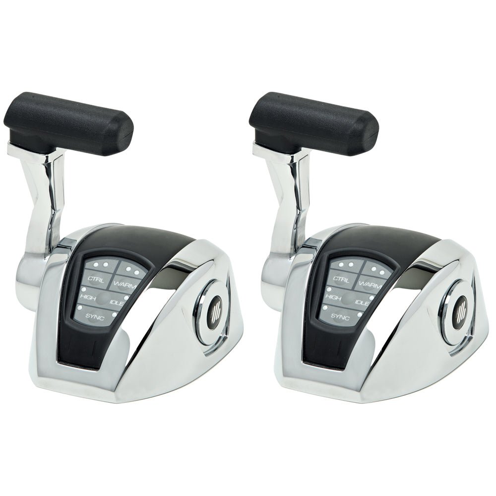 UFlex Power A Electronic Control Package - Single Engine/Dual Station - Mechanical Throttle/Mechanical Shift [MM12] - BuoyMart.com  Engine Controls Uflex USA