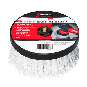 Shurhold 6-1/2" Stiff Brush f/Dual Action Polisher [3205] - BuoyMart.com  Cleaning Shurhold