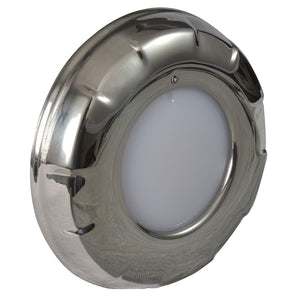 Lumitec Aurora - LED Dome Light - Polished SS Finish - 2-Color White/Red Dimming [101139] - BuoyMart.com  Dome/Down Lights Lumitec