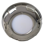 Lumitec Aurora - LED Dome Light - Polished SS Finish - 2-Color White/Red Dimming [101139] - BuoyMart.com  Dome/Down Lights Lumitec