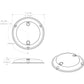 Lumitec TouchDome - Dome Light - Polished SS Finish - 2-Color White/Blue Dimming [101097] - BuoyMart.com  Dome/Down Lights Lumitec