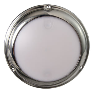 Lumitec TouchDome - Dome Light - Polished SS Finish - 2-Color White/Blue Dimming [101097] - BuoyMart.com  Dome/Down Lights Lumitec