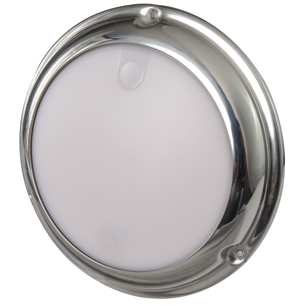 Lumitec TouchDome - Dome Light - Polished SS Finish - 2-Color White/Red Dimming [101098] - BuoyMart.com  Dome/Down Lights Lumitec