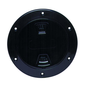 Beckson 4" Smooth Center Screw-Out Deck Plate - Black [DP40-B] - BuoyMart.com  Deck Plates Beckson Marine