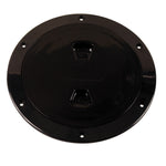 Beckson 6" Smooth Center Screw-Out Deck Plate - Black [DP60-B] - BuoyMart.com  Deck Plates Beckson Marine