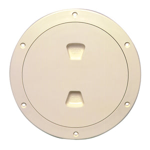 Beckson 6" Smooth Center Screw-Out Deck Plate - Beige [DP60-N] - BuoyMart.com  Deck Plates Beckson Marine