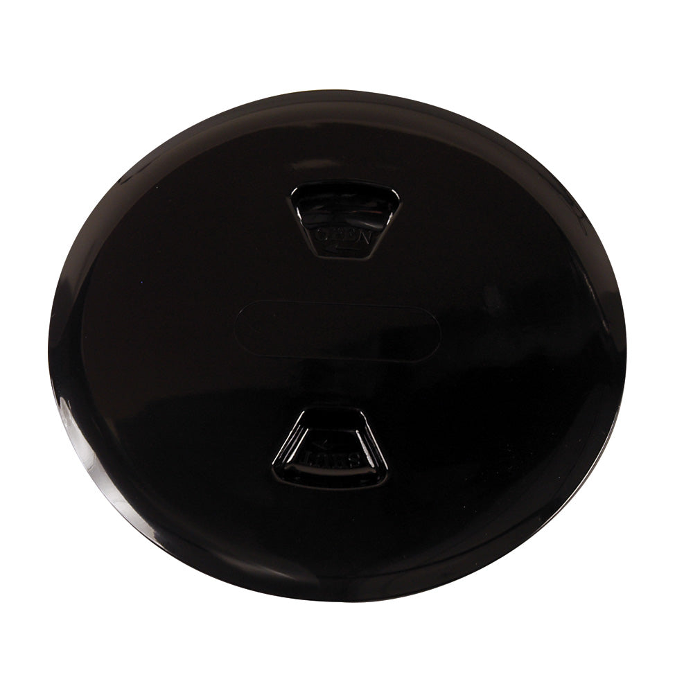 Beckson 5" Twist-Out Deck Plate - Black [DP50-B] - BuoyMart.com  Deck Plates Beckson Marine