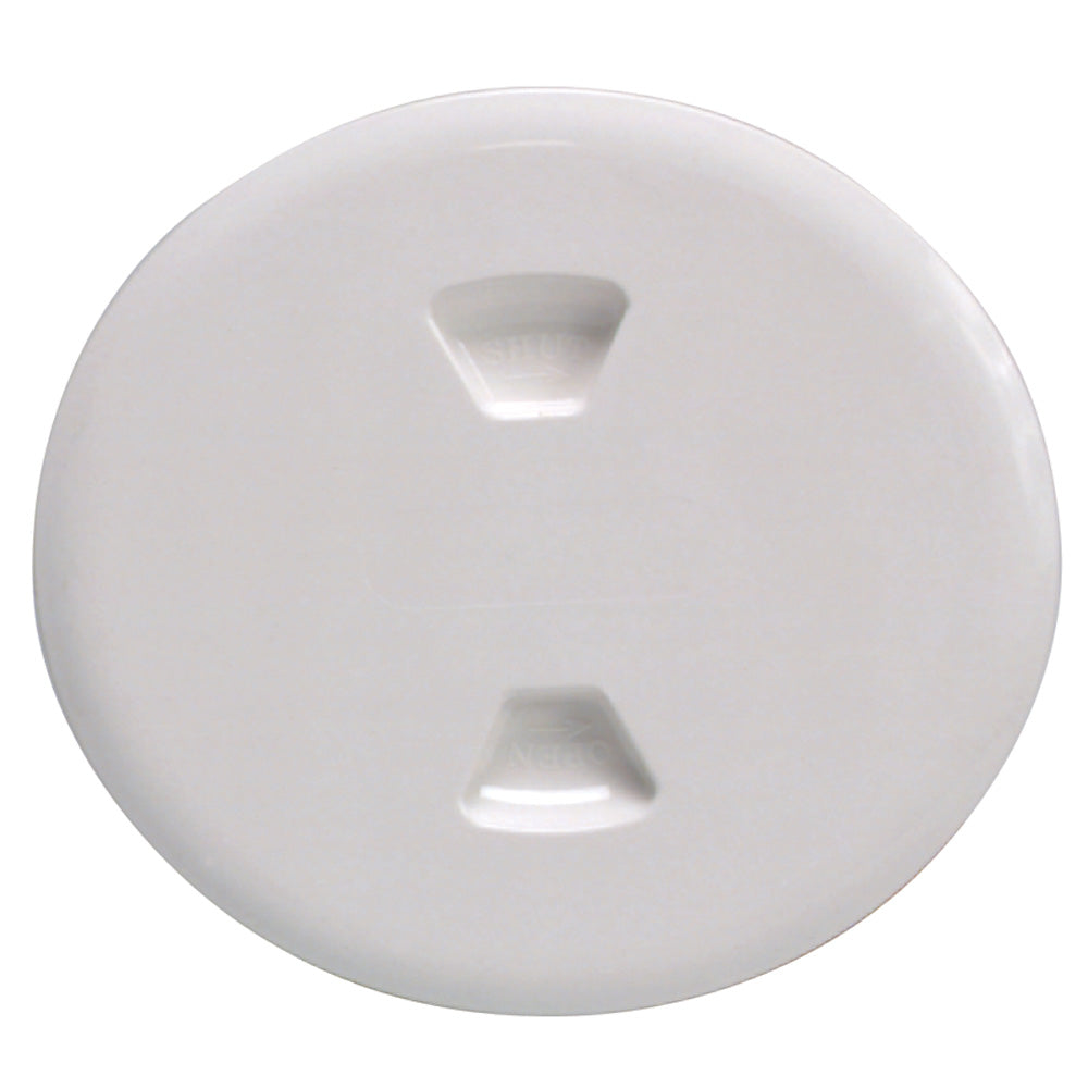 Beckson 5" Twist-Out Deck Plate - White [DP50-W] - BuoyMart.com  Deck Plates Beckson Marine