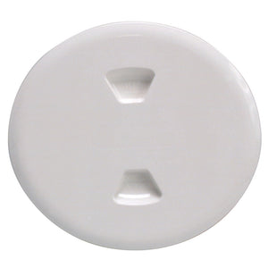 Beckson 5" Twist-Out Deck Plate - White [DP50-W] - BuoyMart.com  Deck Plates Beckson Marine