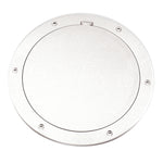 Beckson 6" Smooth Center Pry-Out Deck Plate - White [DP61-W] Beckson Marine