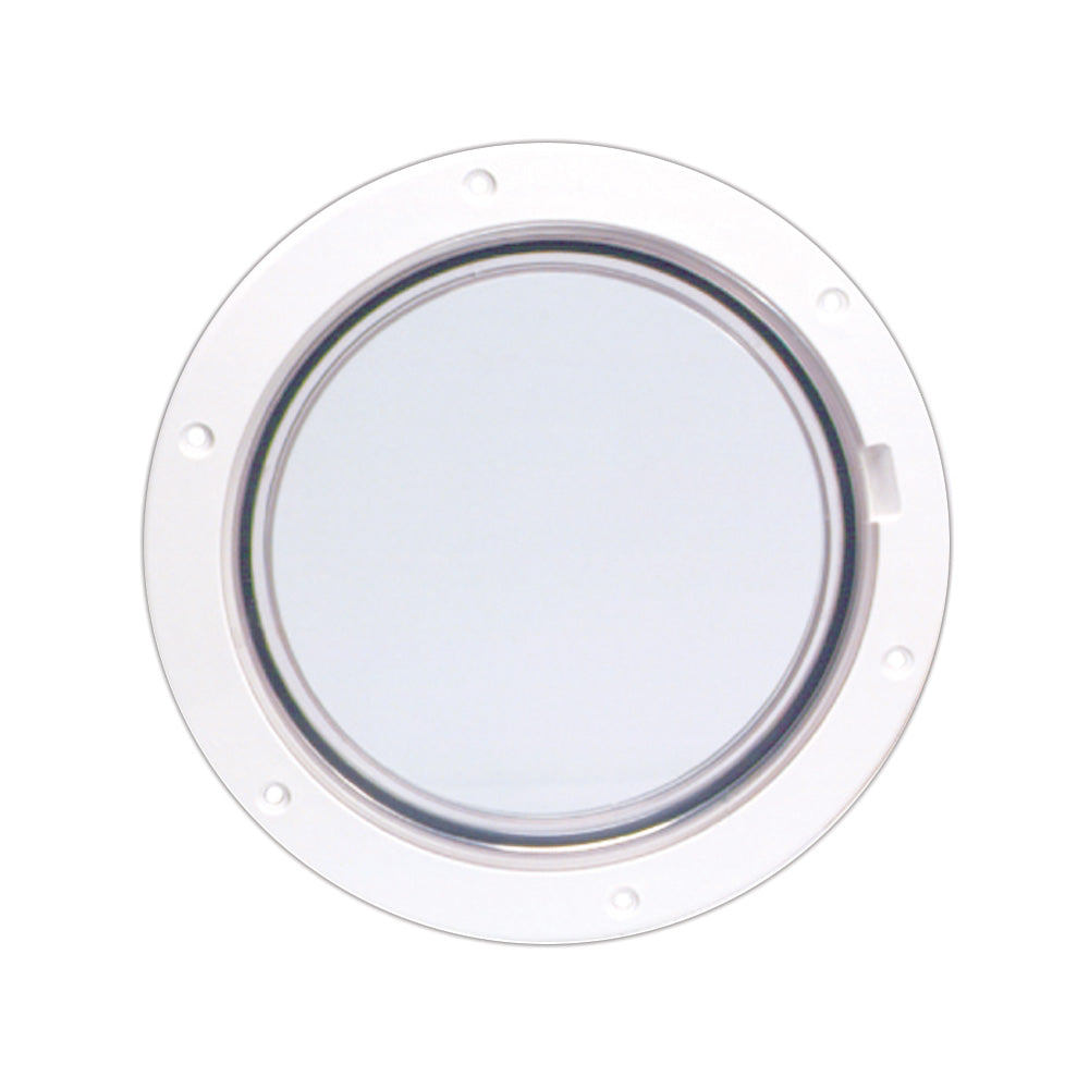Beckson 6" Clear Center Pry-Out Deck Plate - White [DP61-W-C] - BuoyMart.com  Deck Plates Beckson Marine