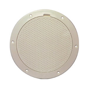 Beckson 6" Non-Skid Pry-Out Deck Plate - Beige [DP63-N] - BuoyMart.com  Deck Plates Beckson Marine