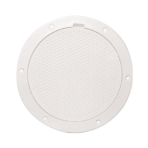Beckson 6" Non-Skid Pry-Out Deck Plate - White [DP63-W] - BuoyMart.com  Deck Plates Beckson Marine