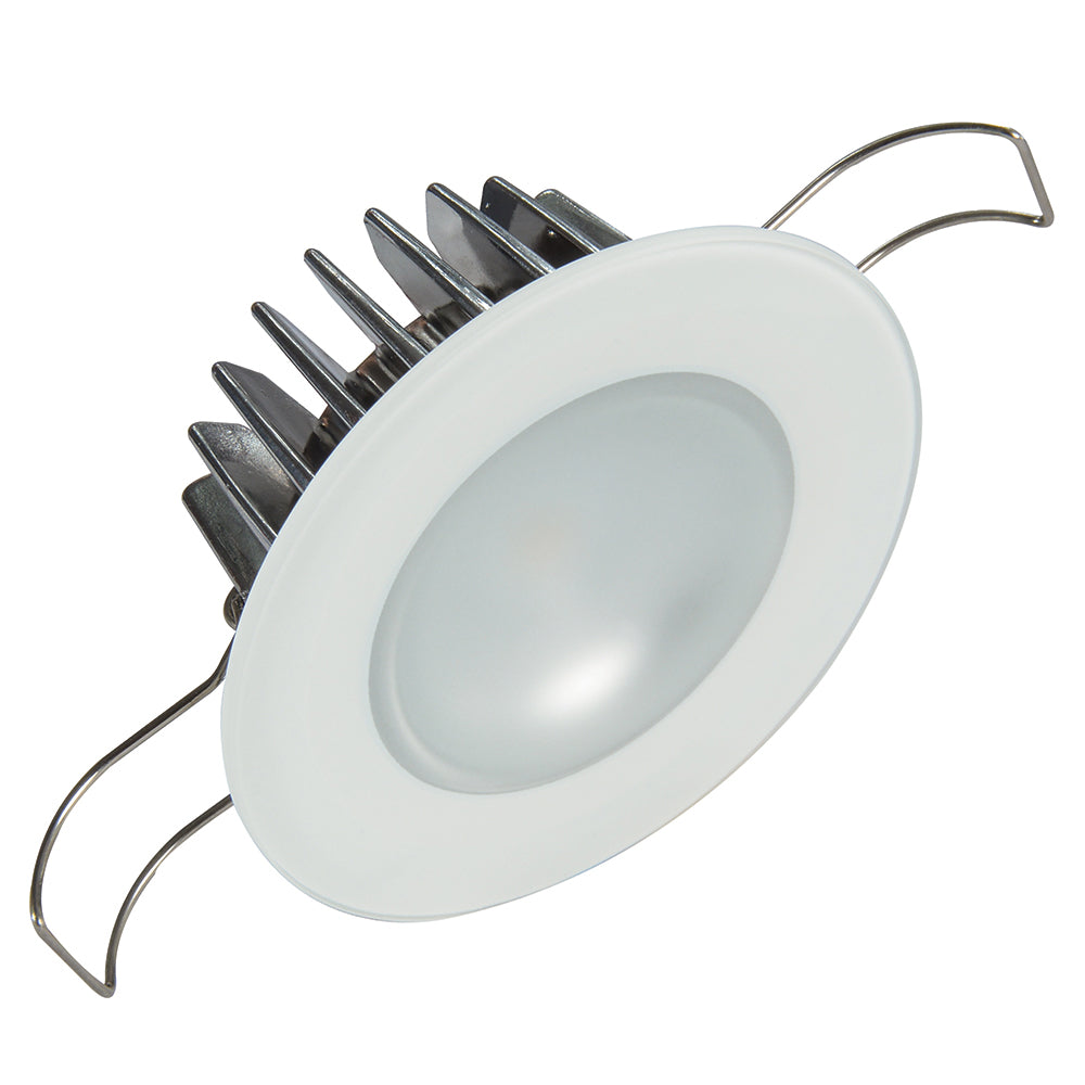 Lumitec Mirage - Flush Mount Down Light - Glass Finish - 3-Color Red/Blue Non Dimming w/White Dimming [113198] - BuoyMart.com  Dome/Down Lights Lumitec
